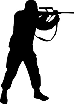 soldiers clipart soldier silhouette