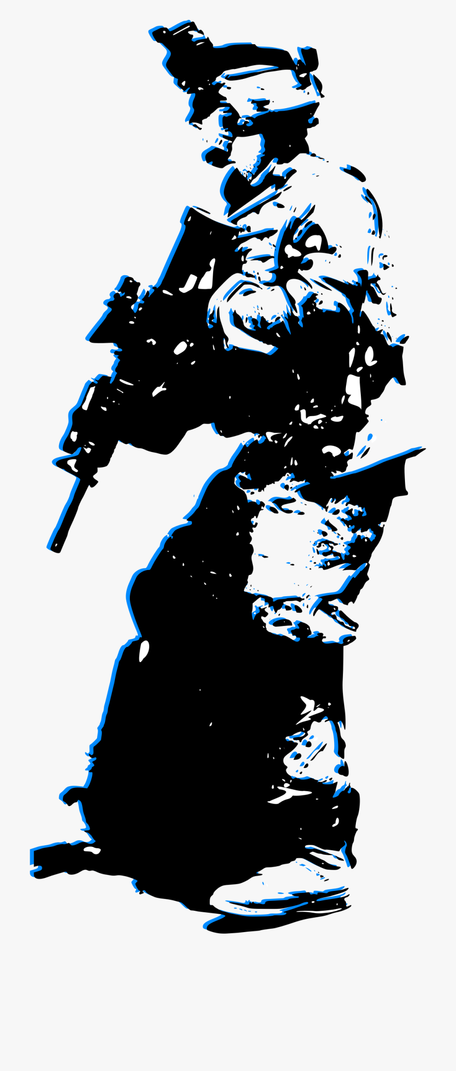 soldiers clipart stencil