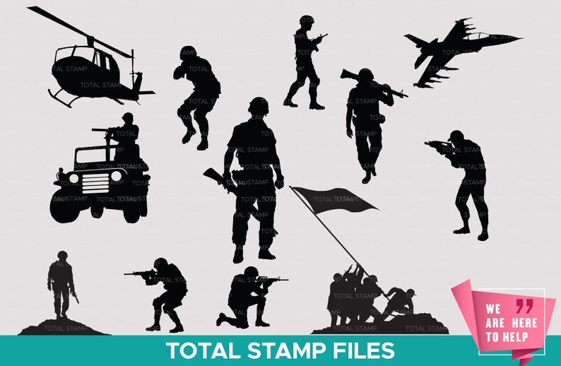 soldiers clipart vector