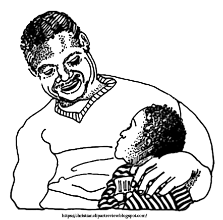 Son clipart father african american. And christian clip art