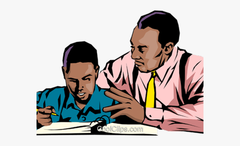 Cartoon and free . Son clipart father african american