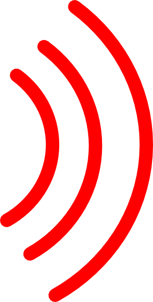 Sound wave vector png. Radio waves clip art