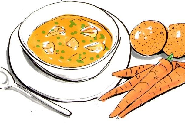 soup clipart carrot soup