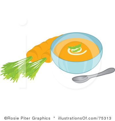 soup clipart carrot soup