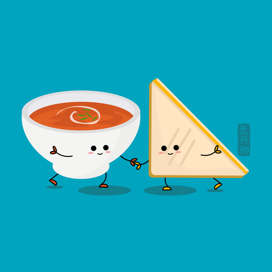 soup clipart grilled cheese soup