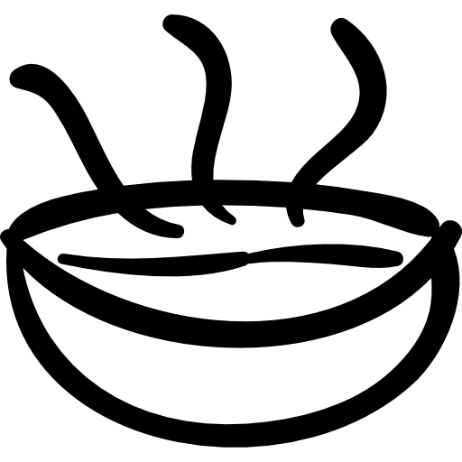 soup clipart hand drawn