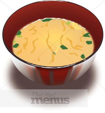 soup clipart miso soup