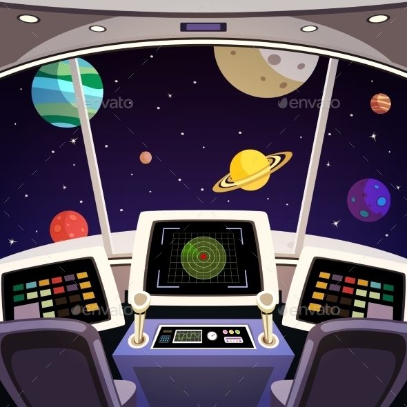 spaceship clipart cockpit