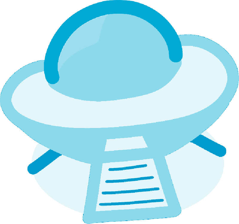 spaceship clipart flying saucer