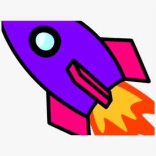 Rocket transparent background spaceships. Spaceship clipart purple
