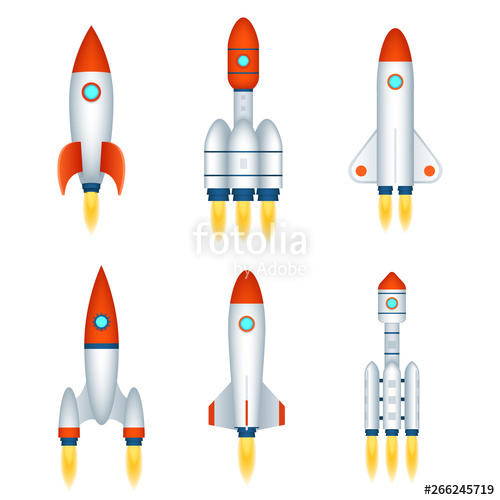 spaceship clipart real rocket