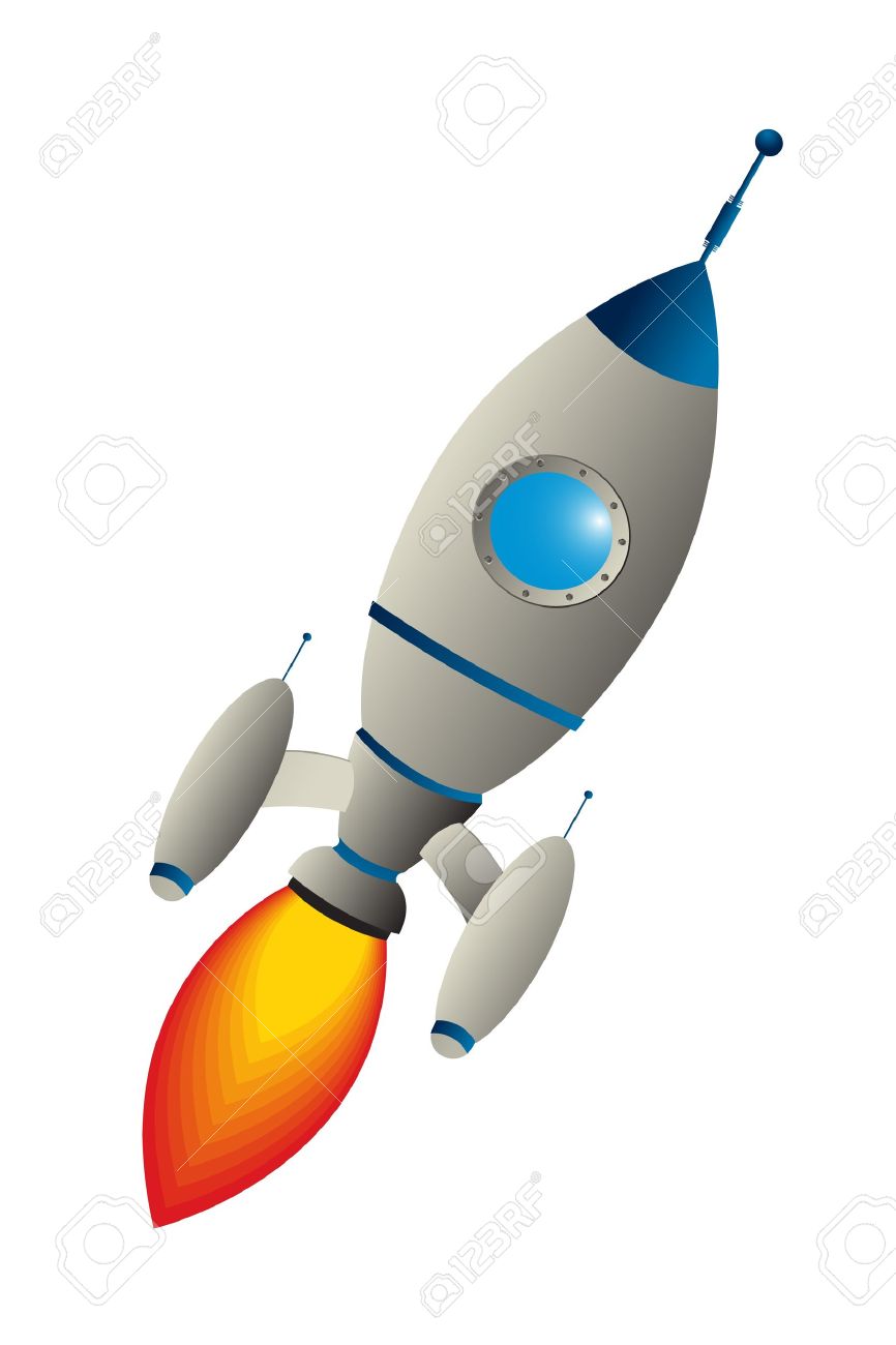 spaceship clipart real rocket