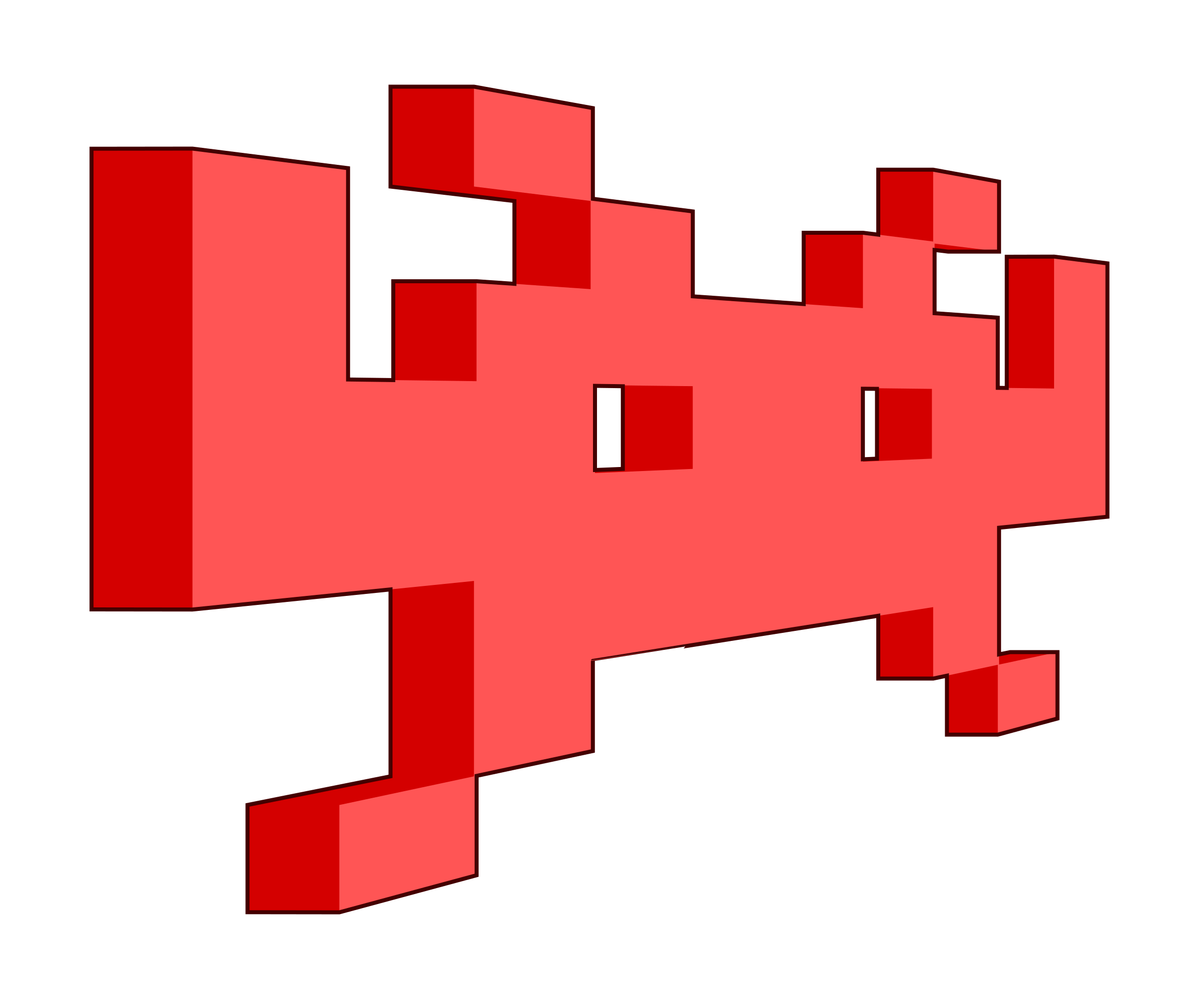 spaceship clipart space invaders