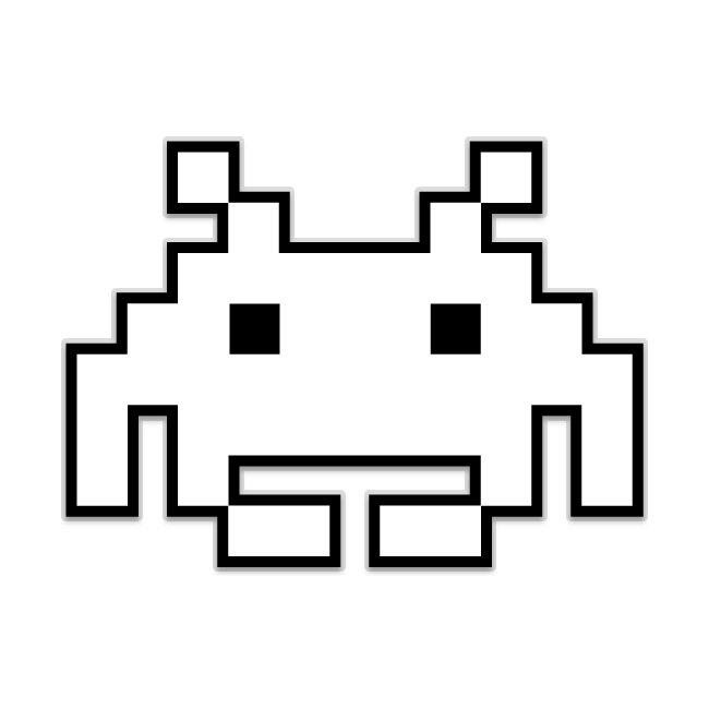 spaceship clipart space invaders