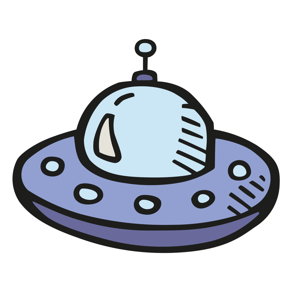 Spaceship clipart ufo abduction. Alien ship icon free