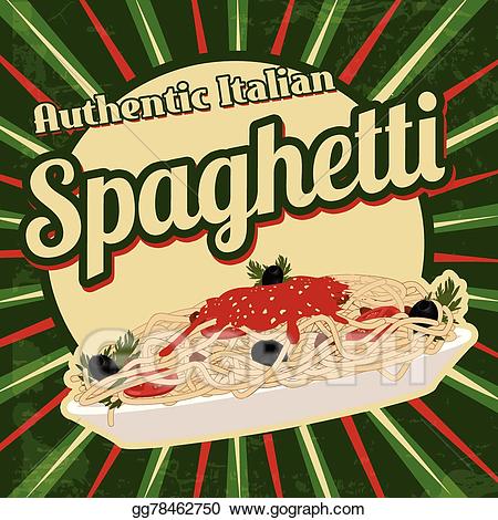 spaghetti clipart authentic