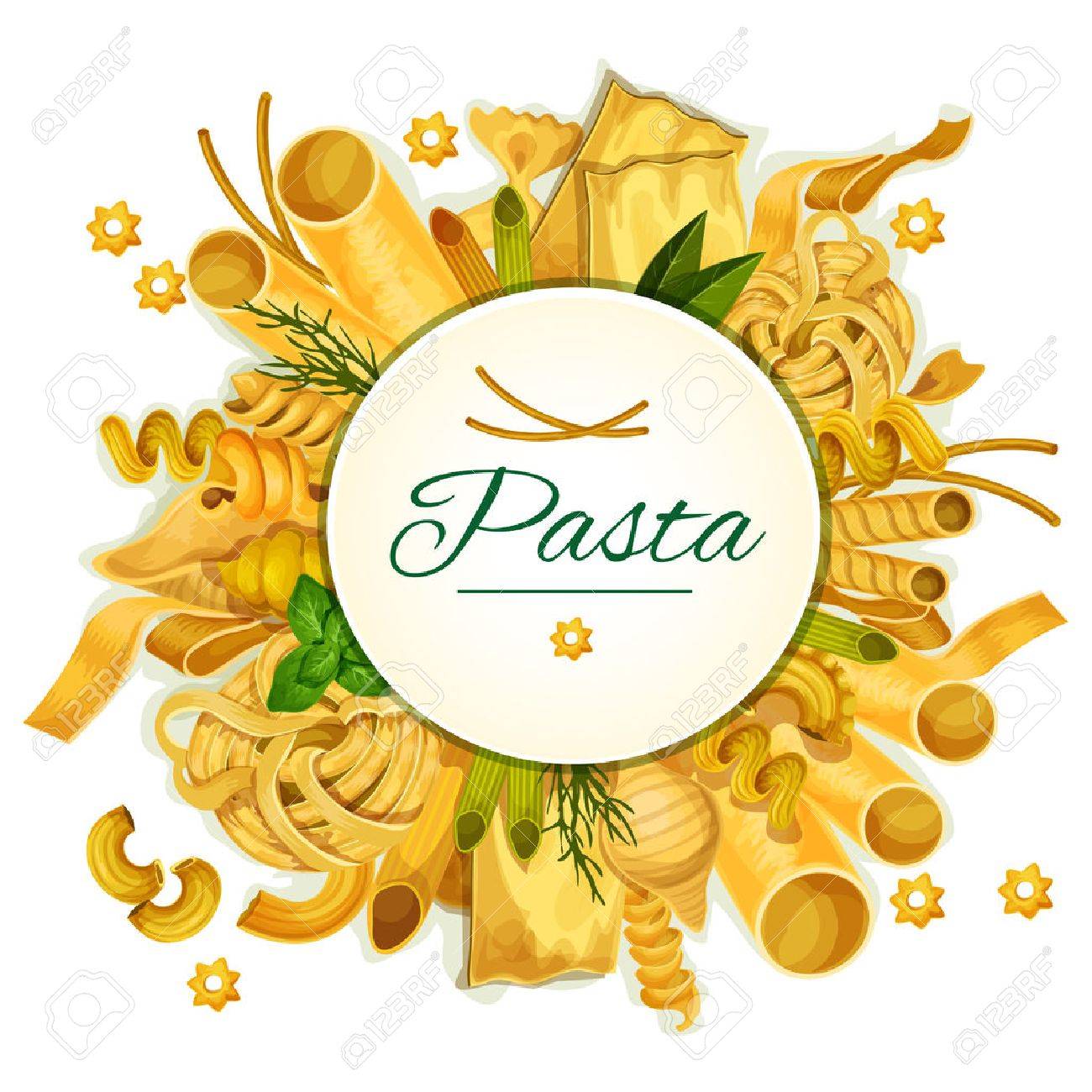 spaghetti clipart bow tie pasta