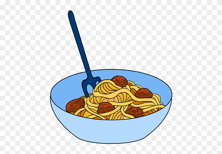 spaghetti clipart drawn