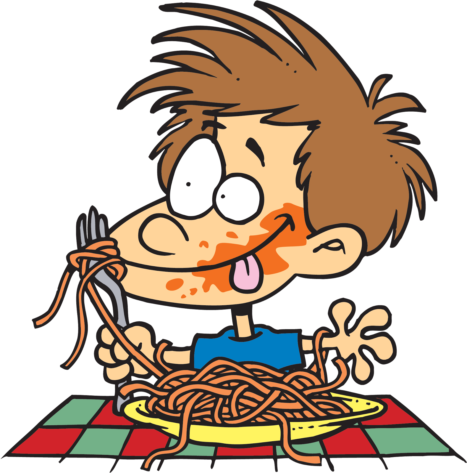 spaghetti clipart feast food