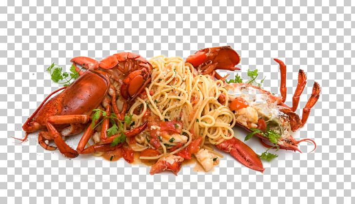 Homarus alle vongole italian. Spaghetti clipart seafood pasta