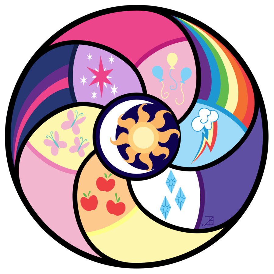 Sparkle clipart circle. Mlp ying yang my