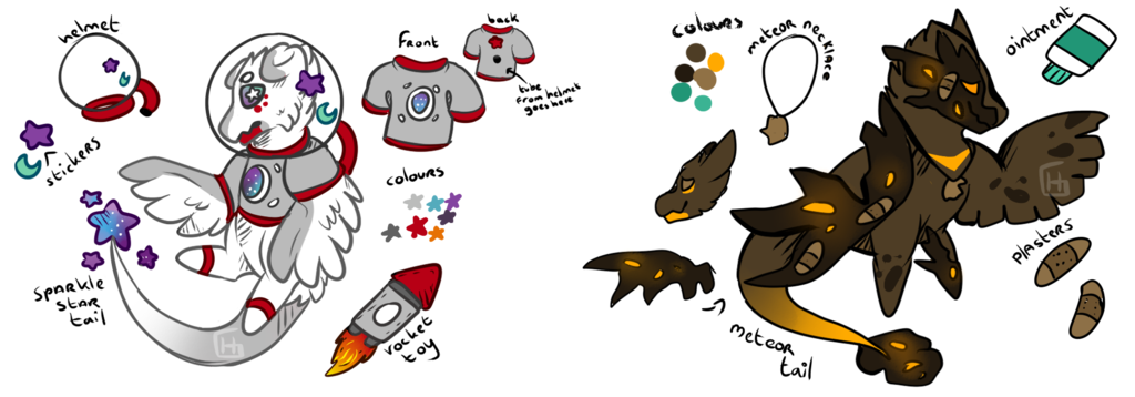 Astronaut and kotoki auction. Sparkle clipart meteor