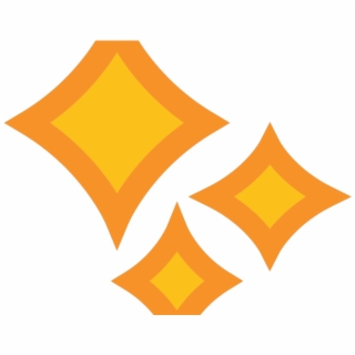 Svg android emoji transparent. Sparkle clipart orange