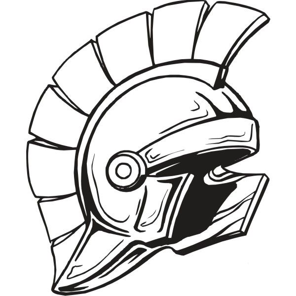 Greek clipart trojan helmet. Free spartan images trojans