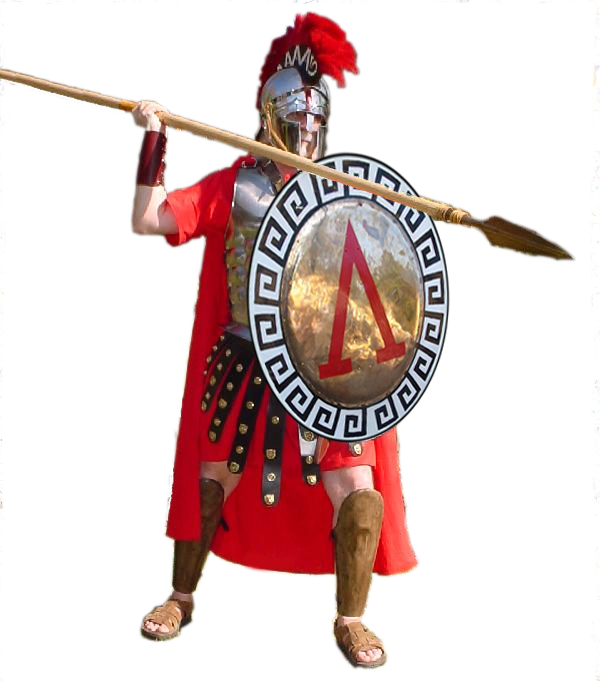 spartan clipart fighting