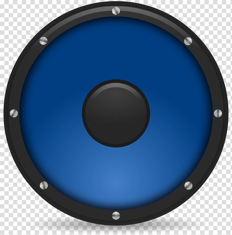 speakers clipart blue