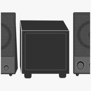 Speakers clipart concert speaker. Electronics 