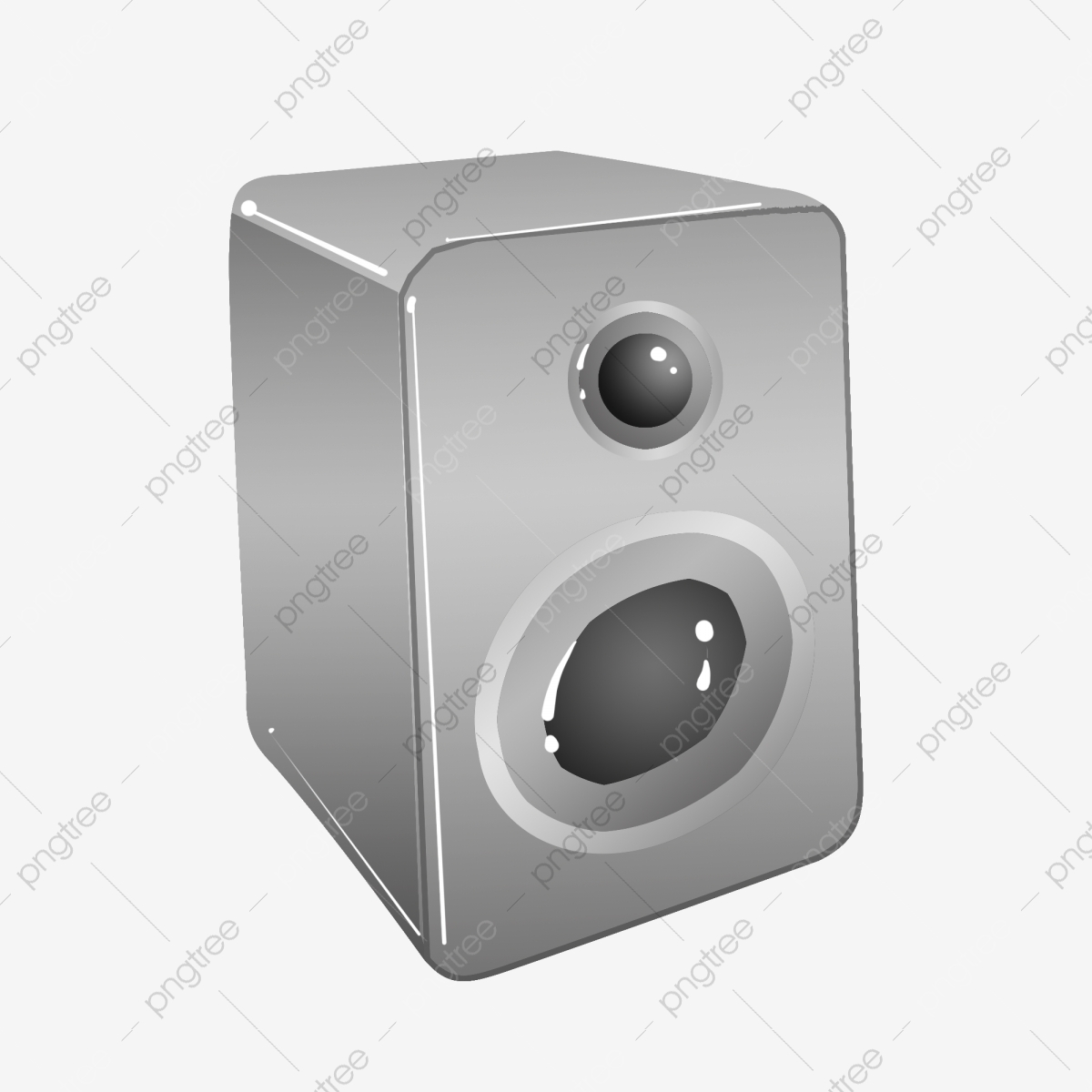 Speakers clipart large. Stereo hd three dimensional