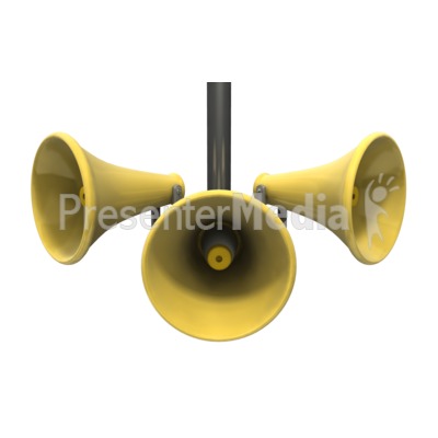 Speakers clipart school. Three loud presentation great