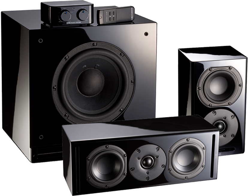 Speakers clipart speaker system. Cg home theater rsl
