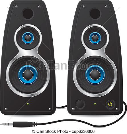 Speakers clipart speker.  clipartlook