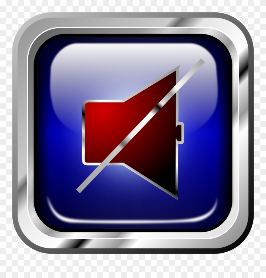 Speakers clipart volume button. Audio music off speaker