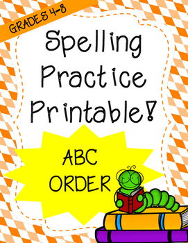spelling clipart abc order