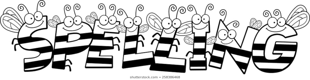 Spelling clipart black and white. Portal 