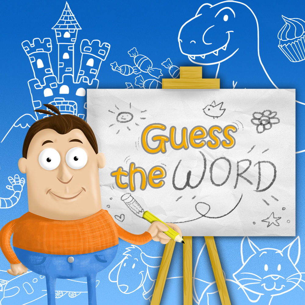 spelling clipart guess word