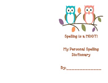 Dictionary . Spelling clipart owl