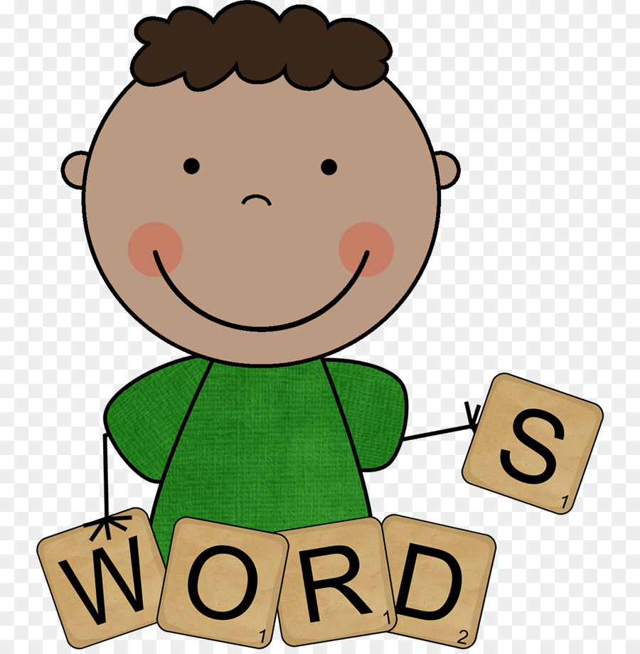Spelling clipart weekly. Hand cartoon word smile