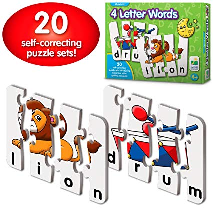 Spelling clipart word puzzle. The learning journey match