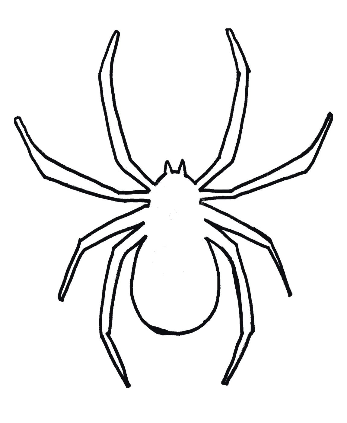 Halloween wikiclipart . Spider clipart black and white
