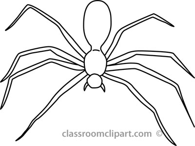 Spider clipart black and white. Panda free 