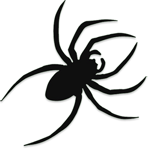 spider clipart black thing