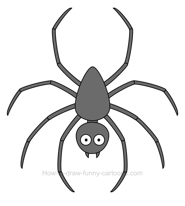 spider clipart grey spider