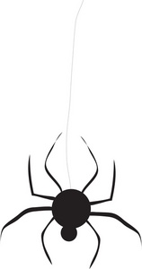 spider clipart hang
