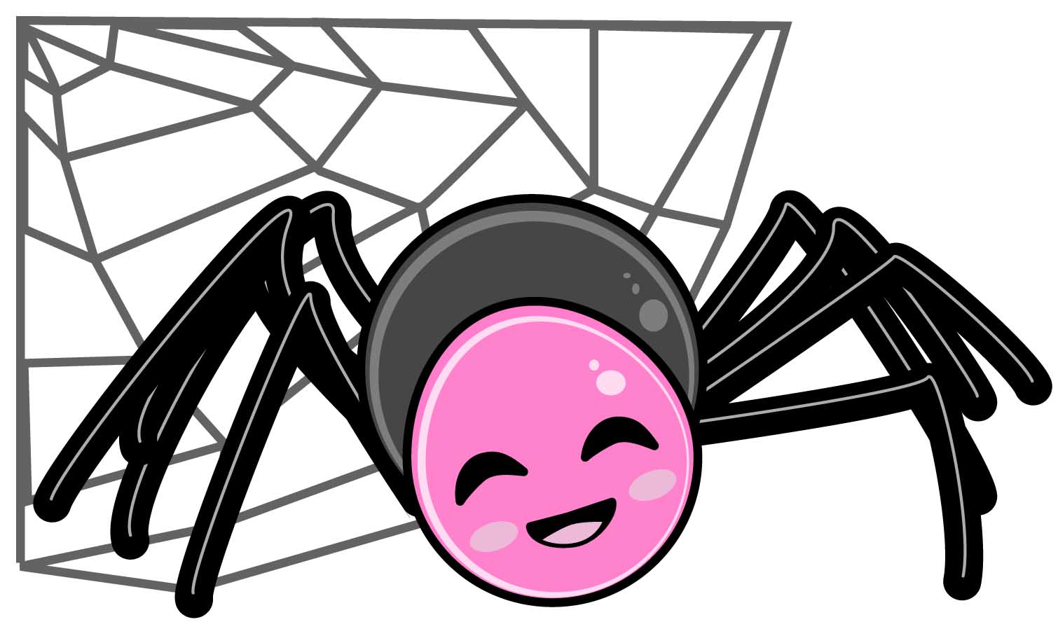 spider clipart pink spider