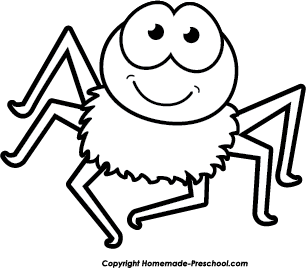 spider clipart preschool