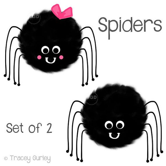 spider clipart printable